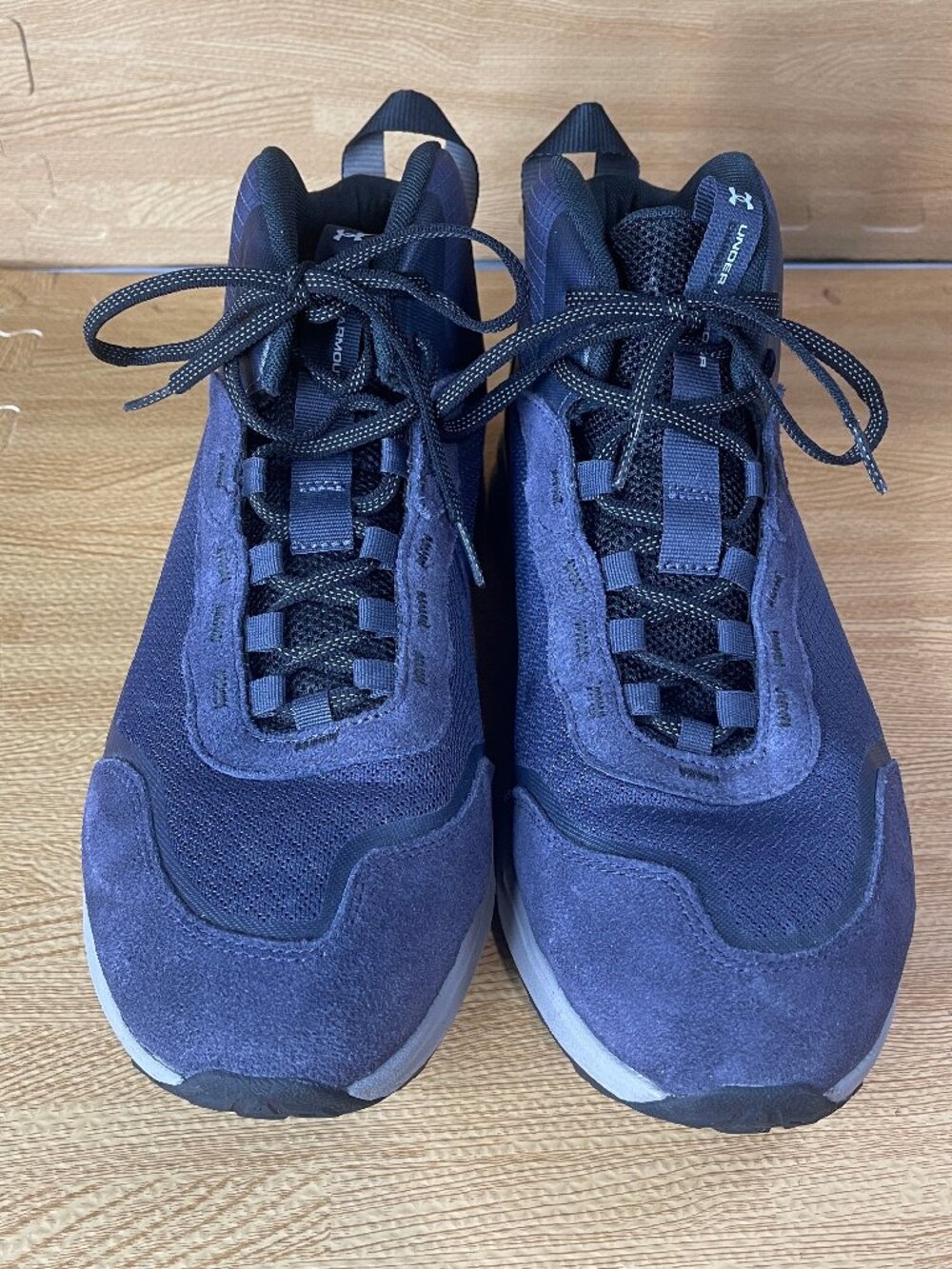 Under Armour Charged Bandit Trek 2 Purple Grey Size 12 Hiking Boots 3024267